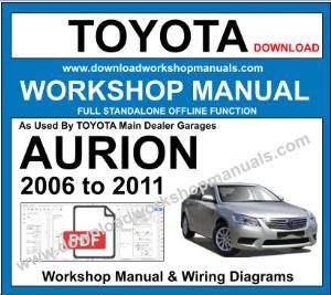 Toyota Aurion Workshop Service Repair Manual